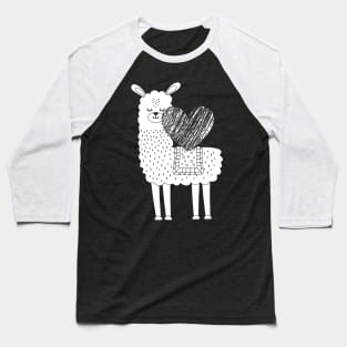 All You Need is Love and Llamas Baseball T-Shirt